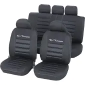 Cartrend Sitzbezug-Set Tuning schwarz 14tlg