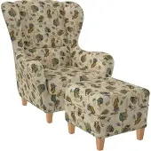 SUPELLEX Sofia Relaxsessel mit Hocker – Provence Lavendel