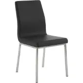CLP Esszimmerstuhl Colmar Edelstahlgestell schwarz