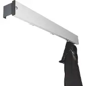 Sypro Garderobenleiste, 1,01 m, Anthrazit (RAL 7016), Nassräume