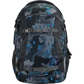 Coocazoo Schulrucksack Mate School Backpack Blue Craft grau