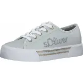 s.Oliver Halbschuhe Plateau Sneaker 5-23678-38 , Größe:39 EU, Farbe:Beige