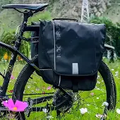 360Home Fahrrad-Gepäckträgertasche Hinterradtasche Gepäckträgertasche für lange Radtouren Mountainbike-Hecktasche Wasserdichte Fahrradtasche 30L