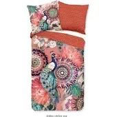 Muller Textil Duvet cover HIP 155x220 + 1* 80x80 cm - mandalas and a peacock