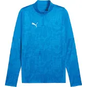 Puma Herren Langarmshirt teamCUP Training 1/4 Zip Top 659164-02 M - Electro Royal-Silver-Team Royal - M
