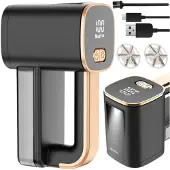 Ruhhy 26642 Akku-Fusselentferner, 1800 mAh, 3,7 V, schwarz