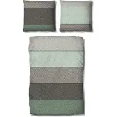 TRAUMSCHLAF Mako-Satin Bettwäsche Kansas Kissenbezug einzeln 40x80 cm grün