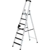 Proregal Stufen-Stehleiter einseitig begehbar mit clip-step 7 Stufen