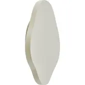 LINDBY Nielson LED-Wandlampe Höhe 30 cm beige Gips - , Nielson, dimmbar, Beige, für Wohnzimmer, Gips / Ton, Modern