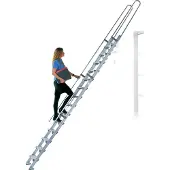 Facal S15/21 Regaleinhängeleiter ohne Traverse Aluminium S600 6 Stufen