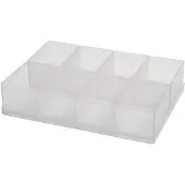 Raaco Einteilungsset 8tlg. transparent Breite 55 x Tiefe 79 x Höhe 47mm für Art. -Nr.871325-871332 - 109888