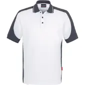 Hakro Polo-Shirt Contrast Performance, weiß, Uni-Größe: S