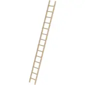 MUNK Günzburger Steigtechnik MUNK Holz-Anlegeleiter ohne Traverse 14 Sprossen
