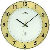 AMS Funk-Wanduhr, Funkwerk, D30x4cm, 5947