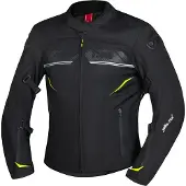 IXS Black Panther-ST Motorrad Textiljacke, schwarz, Short 4XL