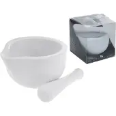 Excellent houseware Gewürzmörser aus weißem Porzellan
