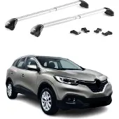 Aurilis Dachträger Grundträger für Renault Kadjar 2015-2022 Aluminium Silber 2 tlg ABE