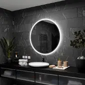 Alasta Runder Spiegel mit LED - Delhi - 85 cm