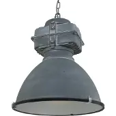 Mexlite Hängeleuchte - grau - Densi - glas metall - Ø 47cm - E27 - 7779GR -