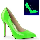 Pleaser AMUSE-20 Damen Pumps von , Grün , EU 43, US 13