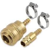 Powerplus Druckluft Euro Schnellkupplungs Set POWAIR0265