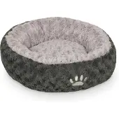 Nobby Donut Seoli dunkelgrau/hellgrau für Hunde, Durchmesser: 100 cm