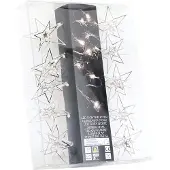 Gift Company Lichterkette LED 3D-Stern, silberfarben