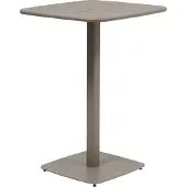 Hespéride Garten-hochtisch 2-sitzer alegoria 70x70cm kaffee -