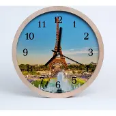 Tulup Holzuhr 20fi cm wanduhr - Paris Stadt