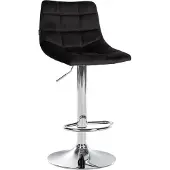 CLP Barhocker Jerry Samt chrom schwarz