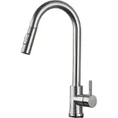 OEM Küchenarmatur, Ausziehbare Sprühfunktion, Einhebel-Design, Gebürstetes Nickel A