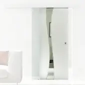 Levidor Glasschiebetür 65 x 205 cm Bremen Griffmuschel