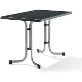 Sieger Klapptisch >Boulevard< in Schiefer anthrazit, mecalit-PRO - 115x72x70cm (BxHxT)
