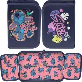 Paso One-Compartment ungefüttert Federtasche mit Klappen Disney Stitch