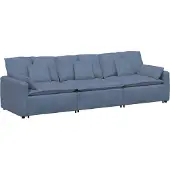 Syfax Modulares Sofa mit Kissen Blau