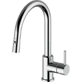 Solido Küchenarmatur MIX/35D - druckfeste Armatur ausziehbar mit langlebigem Keramikscheiben, verchromt