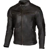 Merlin Chase II D3O Motorrad Lederjacke, schwarz, 50