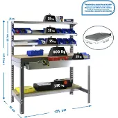 Simonwork (bancos De Trabajo) Bt1 Box Werkbank 1445x1210x610 Mm