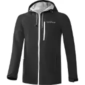 Black Crevice - Herren 3 Lagen Hardshell Jacke I Regenjacke | Schwarz | Größe: 3XL