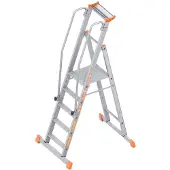 Layher Topic 1074 Plattformleiter 5 Stufen mit Traverse