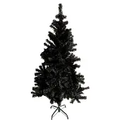 Linder Exclusiv GmbH Weihnachtsbaum 150cm schwarz künstlicher Tannenbaum Kunsttanne Christbaum Deko