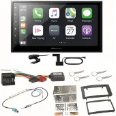 Pioneer SPH-DA250DAB Bluetooth USB Autoradio Einbauset für T5 2003-2015 Multivan