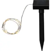 Star Trading 480-30, Leichte Dekorationskette, Silber, Transparent, Ambiente, IP44, 50 Glühbirne(n), LED