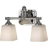 FEISS Wandlampe Concord, dimmbar, chrom / silber, für Badezimmer, Glas, Wandleuchte, Wandlampe Bad