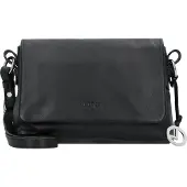 L.credi Umhängetasche Silke Flapbag Schwarz