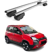 Omac Dachträger Gepäckträger für Fiat Panda Cross Schrägheck 2014-2025 ABE Grau