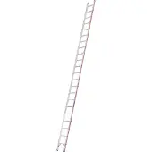 Hymer Sprossenanlegeleiter, 22 Sprossen, Länge 6,37 m, Reichhöhe 7,16 m, Gewicht 12,5 kg