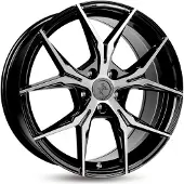 KESKIN 19 Zoll KESKIN KT19 5x112 ET45 Alufelgen BLACK FRONT POLISH