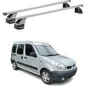 Menabo Dachträger für Renault Kangoo Express 1997-2007 75kg Stahl Silber 2x