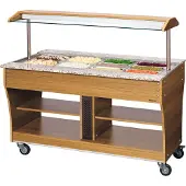 Bartscher Buffetwagen, warm, 4x 1/1GN